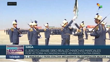 Ejército árabe sirio celebra 48 años de victoria sobre ejército israelí
