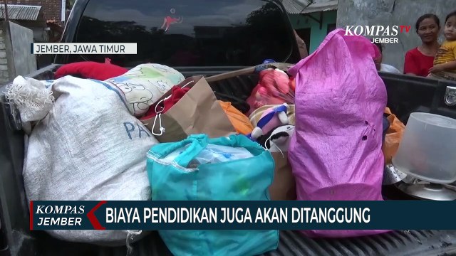 Dinsos Jember Bantu Biaya Hidup Keluarga yang Tinggal di Pos Kamling