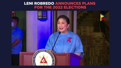 Leni Robredo to run for president in 2022