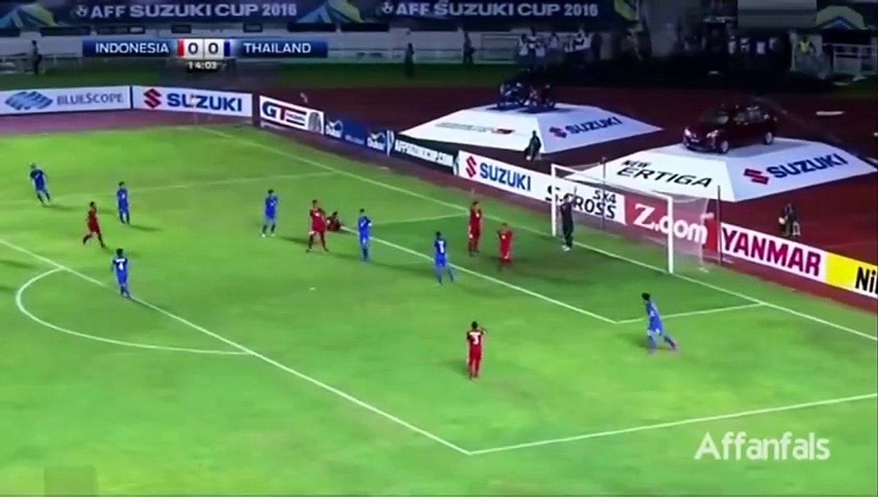 Indonesia vs Thailand (2-1) Extended Highlights (English Commentary)- AFF Cup 2016 Final Leg-1
