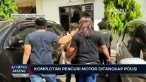 Komplotan Pencuri Motor Ditangkap Polisi