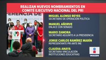 Realizan nuevos nombramientos en Comité Ejecutivo Nacional del PRI