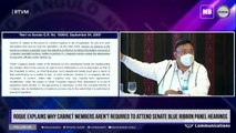 Roque explains why Cabinet members aren't required to attend Senate Blue Ribbon panel hearings