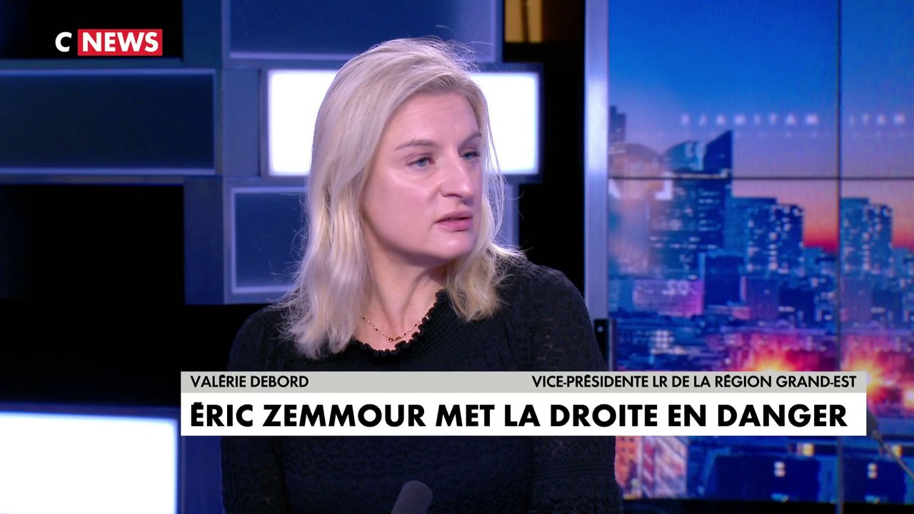 Valérie Debord : «Je ne sais pas à quelle famille politique Eric Zemmour appartient car il en change tous les matins»