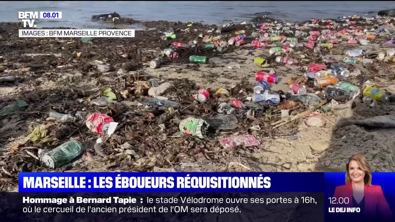 Les éboueurs réquisitionnés à Marseille tandis que les détritus s'accumulent