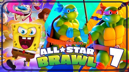 Nickelodeon All-Star Brawl Walkthrough Part 7 (PS4) Leonardo & Michealangelo Gameplay