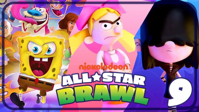 Nickelodeon All-Star Brawl Walkthrough Part 9 (PS4) Helga & Lucy Loud Gameplay