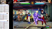 (PS2) King of Fighters '98 UM - 11 - Yagami Team - Lv 7 - Bad day in the office...pt1