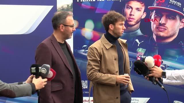 SPOR Bakan Kasapoğlu, AlphaTauri pilotu Pierre Gasly ile bir araya geldi