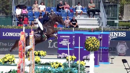 Carolina Aresu y Jesús Garmendia compiten en el CSIO Barcelona