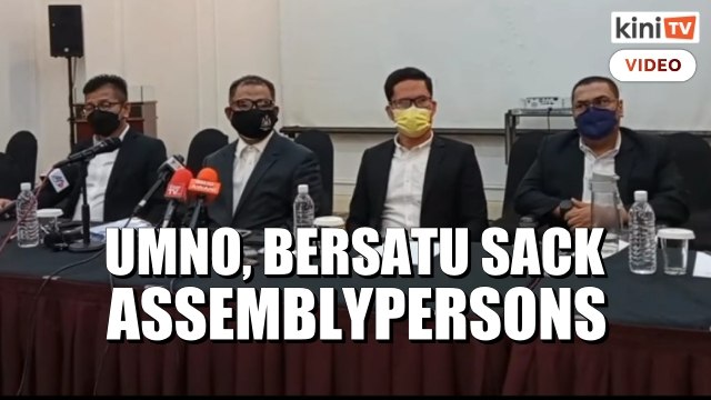 Umno, Bersatu sack assemblypersons who withdrew support for CM