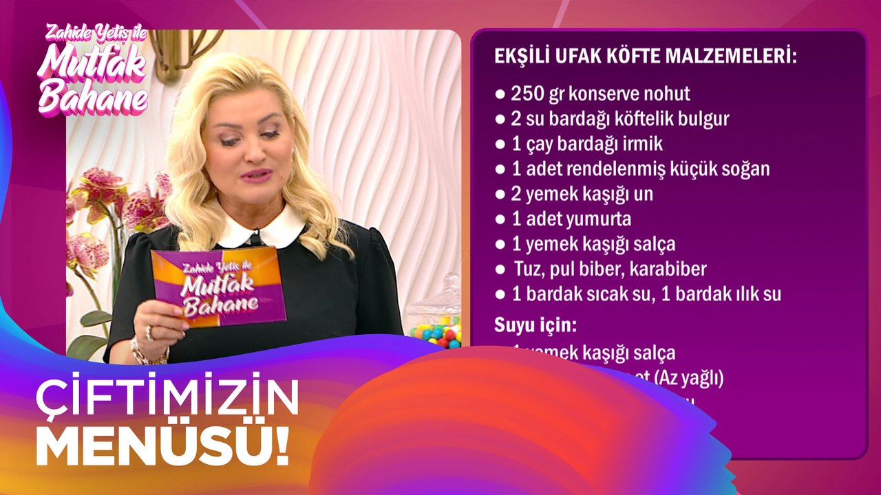 Çiftimizin yapacağı yemek menüsü! - Zahide Yetiş ile Mutfak Bahane 7 Ekim 2021