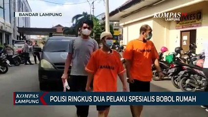 Polisi Ringkus Dua Pelaku Spesialis Bobol Rumah