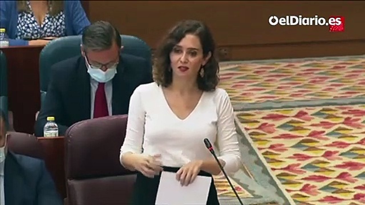 Ayuso: "No ayuda la imagen tercermundista y chavista que dan con la vivienda a los inversores internacionales"