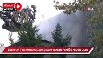 Esenyurt’ta marangozda çıkan yangın paniğe neden oldu