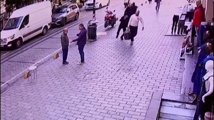 LALELİ'DE SOKAK ORTASINDA 3 MİLYON DOLARLIK GASP GİRİŞİMİ KAMERADA