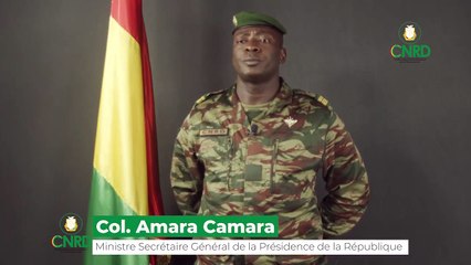 Colonel Amara : "Je reste déterminé et engagé...à mériter la fonction "