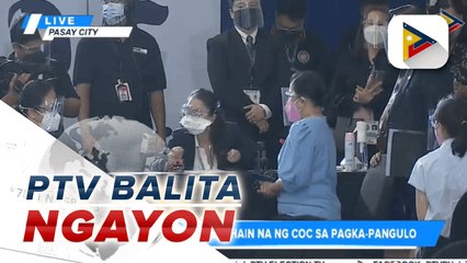 #PTVBalitaNgayon | VP Robredo, naghain na ng COC sa pagka-pangulo