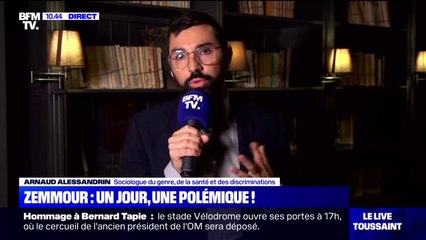 Télécharger la video: Propos polémiques d'Éric Zemmour sur les enfants transgenres: Pour Arnaud Alessandrin, 