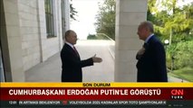SON DAKİKA: Cumhurbaşkanı Erdoğan, Rusya Devlet Başkanı Putin ile görüştü