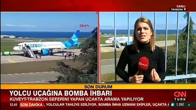SON DAKİKA: Trabzon Havalimanı'nda bomba ihbarı