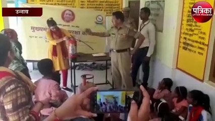 मुख्यमंत्री स्कूल सुरक्षा कार्यक्रम : अग्निशमन टीम ने छात्र-छात्राओं को किया प्रशिक्षित