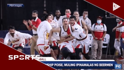 Championship poise, muling ipinamalas ng Beermen