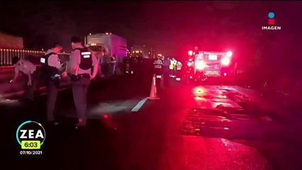 Video herunterladen: Mueren tres migrantes en accidente de carretera en Veracruz