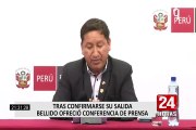 Bellido renuncia a la PCM: “Quiero agradecer por la confianza al presidente Pedro Castillo”
