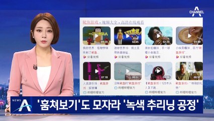 中, 오징어게임 ‘훔쳐보기’도 모자라 ‘녹색 추리닝 공정’