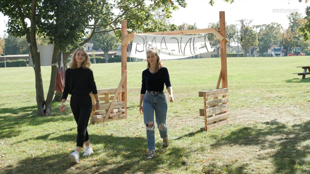 Wie es ist, Baustellen zu besetzen: Ein Tag im Lobau-Camp