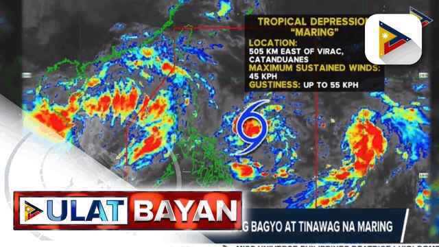 LPA sa loob ng PAR, ganap nang bagyo at tinawag ng Maring