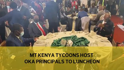 Mt Kenya tycoons host Oka principals to luncheon