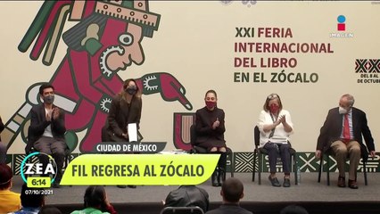 La Feria Internacional del Libro (FIL) regresa al Zócalo de CDMX
