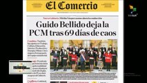 En Clave Mediática 07-10: Pdte. de Perú acepta la renuncia del jefe de Consejo de Ministros Guido Bellido