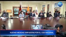 COE Nacional resolvió nuevas medidas para el Ecuador