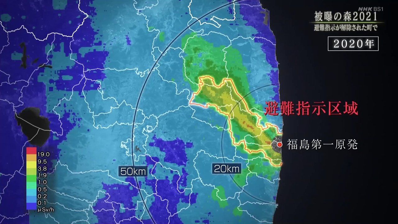 2-ＢＳ１スペシャル「被曝の森　２０２１　変わりゆく大地」