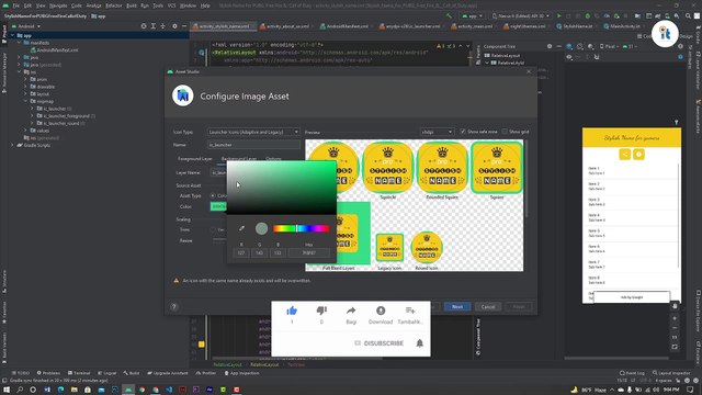 How To Change Android app logo | Android studio app logo change. How to change app icon in android studio | Android app development.