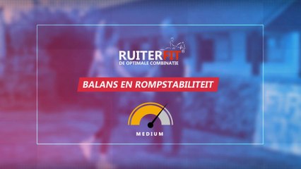 Ruiterfit oefening Balans en rompstabiliteit