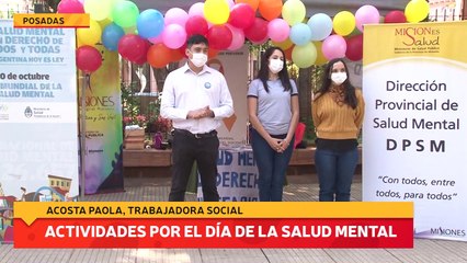 Actividades por el día de la salud mental