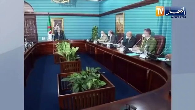 رئيس الجمهورية عبد المجيد تبون يترأس اجتماعا للمجلس الأعلى للأمن