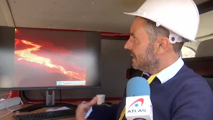 Download Video: Las imágenes del volcán grabadas por los drones son una herramienta clave para el trabajo de los científicos