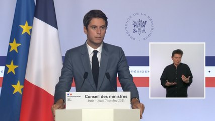 Compte rendu du Conseil des ministres du 7 octobre 2021