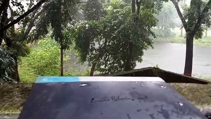 View of my College during rainfalls 