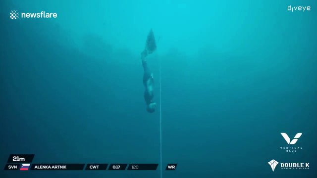 Record du monde de plongée en apnée battu : 120m de profondeur