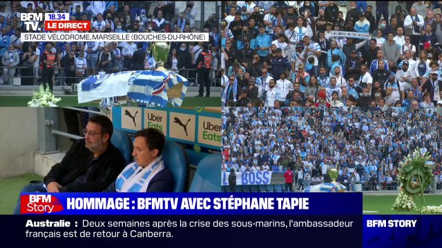 Avec nos mots, nos chants, notre ferveur, nous te disons au revoir aujourd'hui : le dernier message des supporters de l'OM à Bernard Tapie