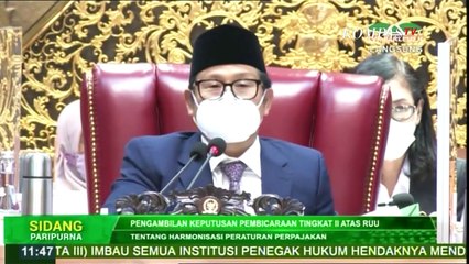 DPR Sahkan RUU HPP, Menkeu: UU HPP Membuka Ruang Perkembangan UMKM