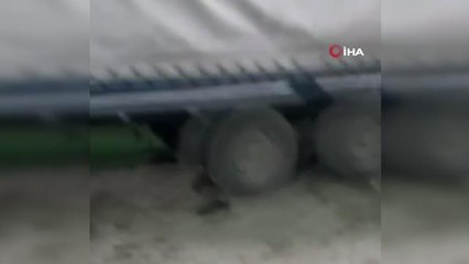 İpsala'da 8 kilometreyi bulan tır kuyruğu...Göçmenler, kaçak olarak bindiği tırda yakalandı