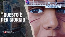 Taranto, Jorit dedica un murales a Giorgio Di Ponzio, 15enne morto di tumore