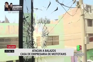Callao: balean casa de una familia que tiene empresa de mototaxi